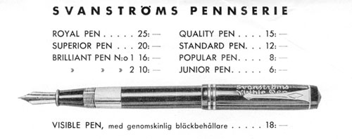 Svanstrms pennor